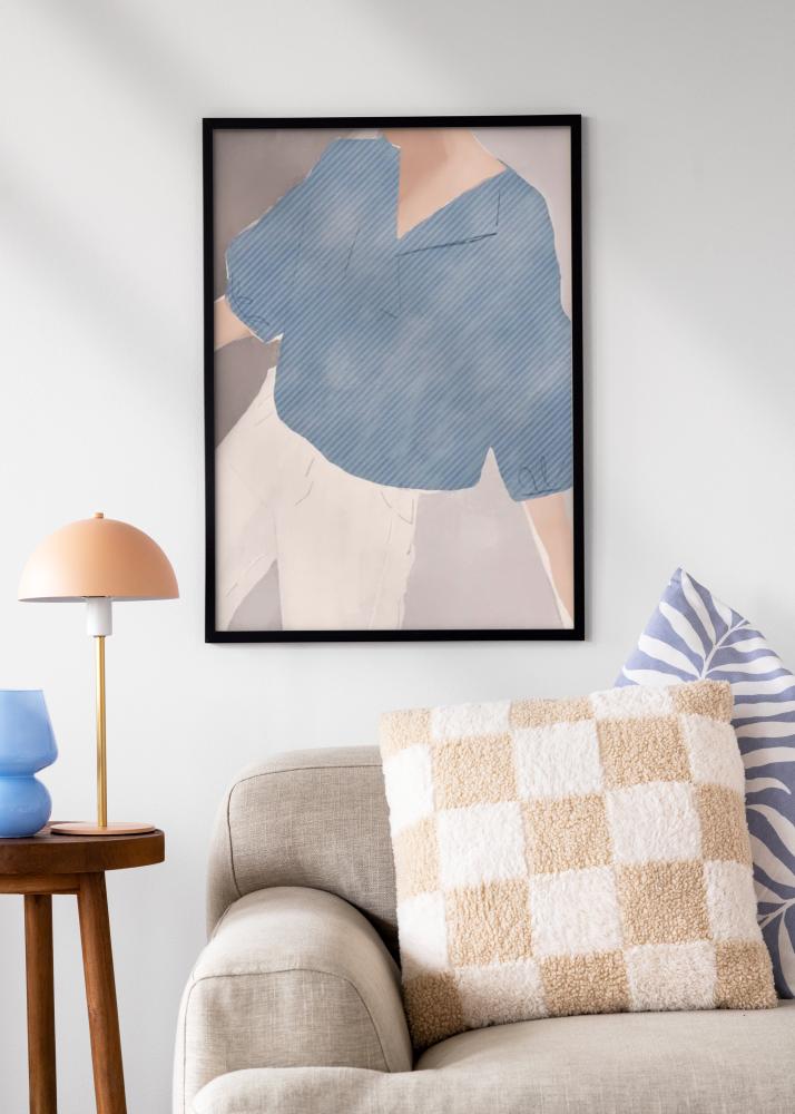 Fotolijst Zwart Breed 30 x 40 cm